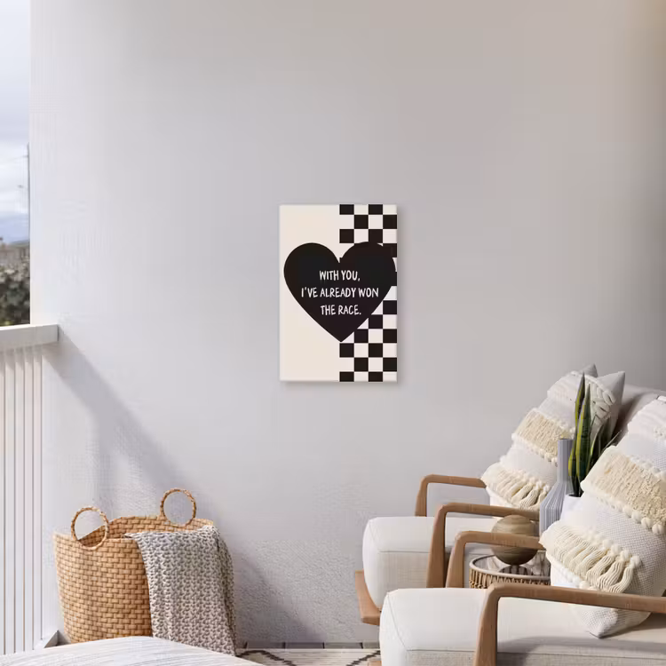 Buiten canvas - Liefde - Beige - Race — 4