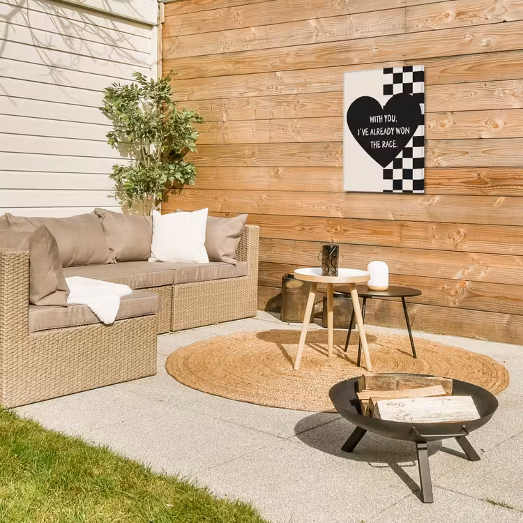 Buiten canvas - Liefde - Beige - Race — 5
