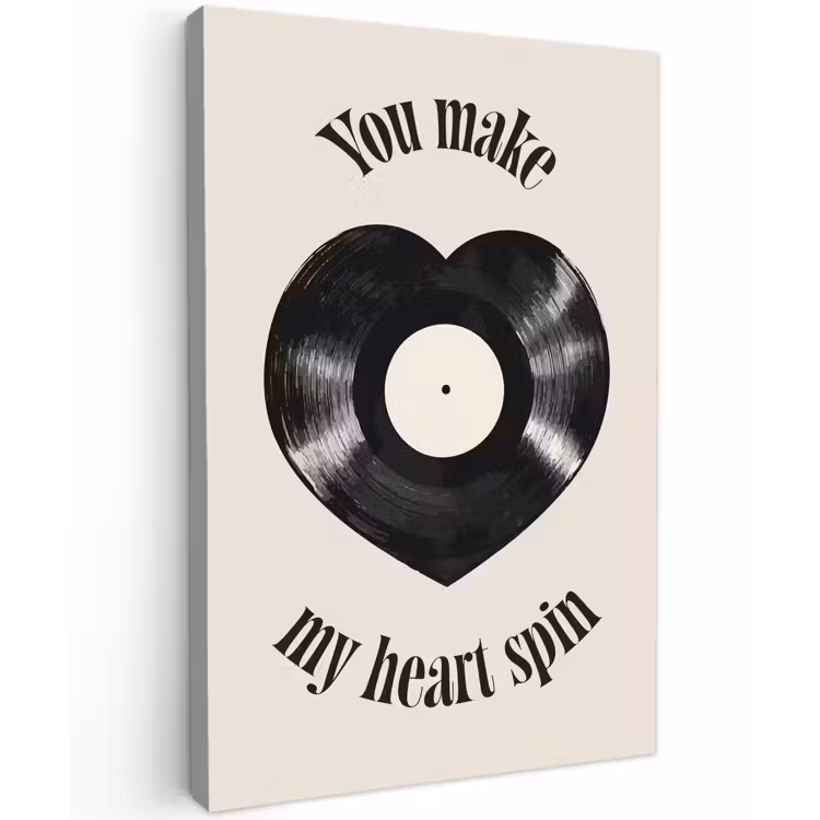 Buiten canvas - Love - Muziek - Quote — 1