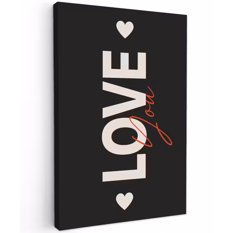 Buiten canvas - Love - Rood - Valentijn — 1