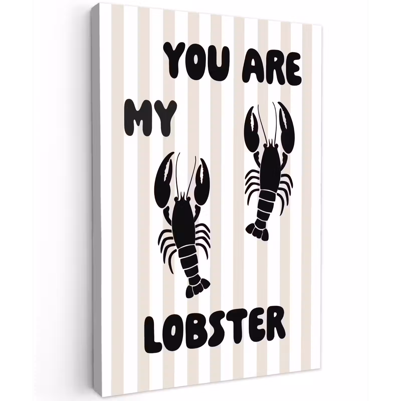Buiten canvas - Lobster - Beige - Minimalistisch — 1