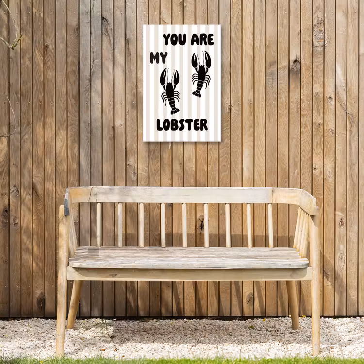 Buiten canvas - Lobster - Beige - Minimalistisch — 3