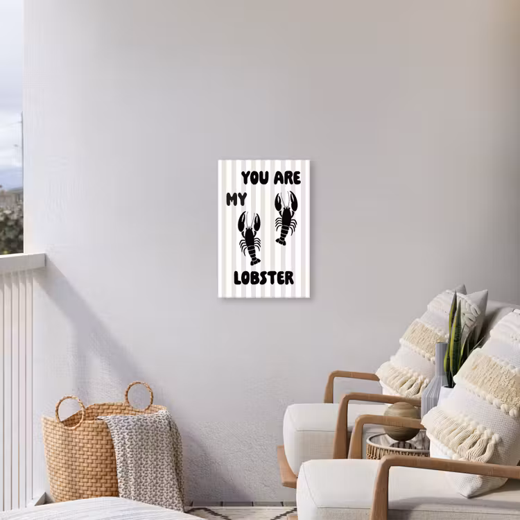 Buiten canvas - Lobster - Beige - Minimalistisch — 4