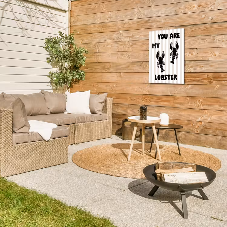 Buiten canvas - Lobster - Beige - Minimalistisch — 5