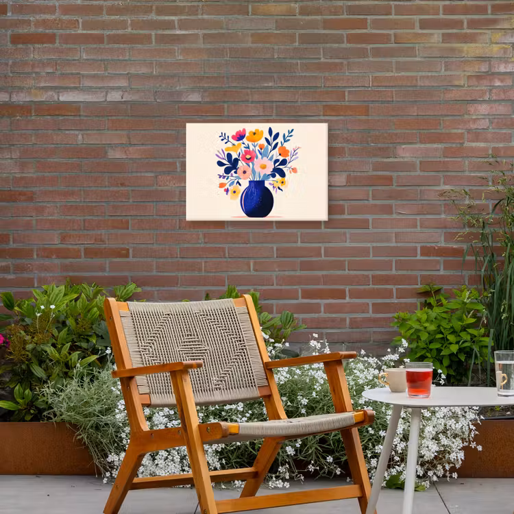 Buiten canvas - Vaas - Bloemen - Boeket — 2