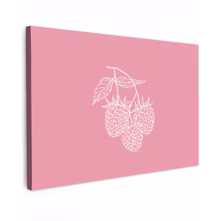 Buiten canvas - Frambozen - Steel - Getekend - Roze — 1