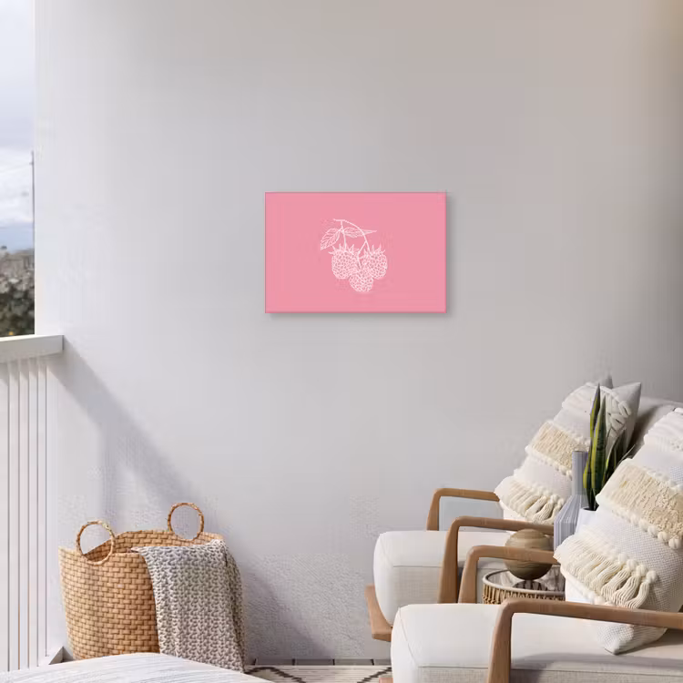 Buiten canvas - Frambozen - Steel - Getekend - Roze — 4
