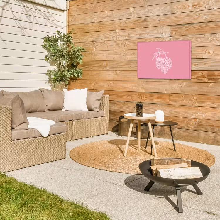 Buiten canvas - Frambozen - Steel - Getekend - Roze — 5