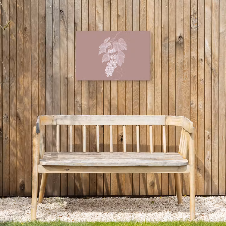 Buiten canvas - Tros - Druiven - Illustratie - Bladeren — 3