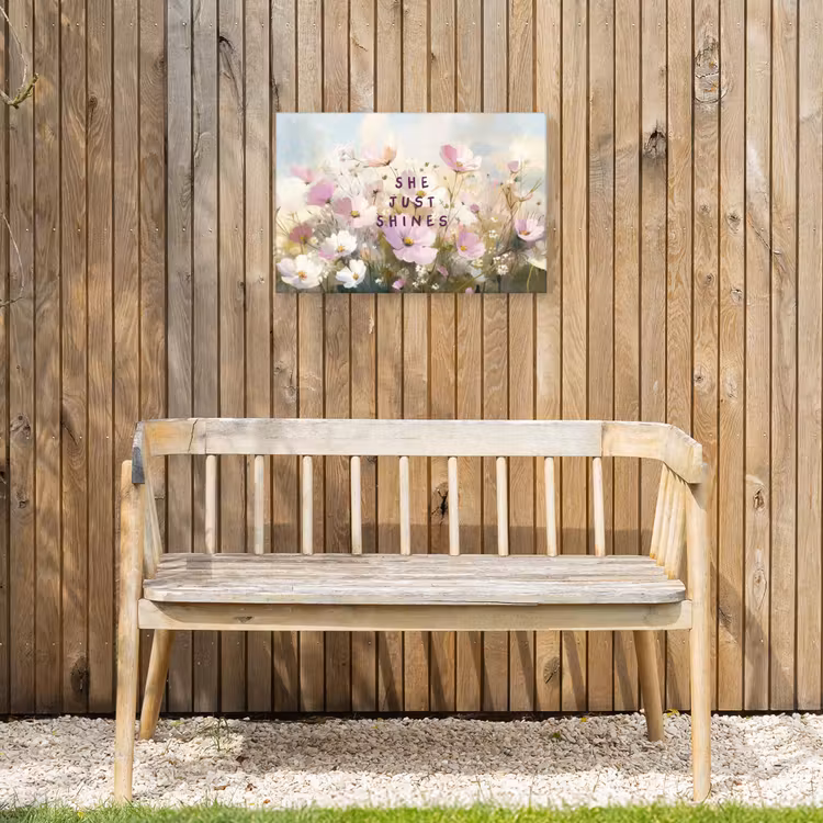 Buiten canvas - Quote - Bloemen - Schilderachtig — 3