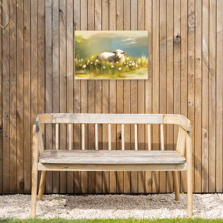 Buiten canvas - Schaap - Weide - Groen — 3