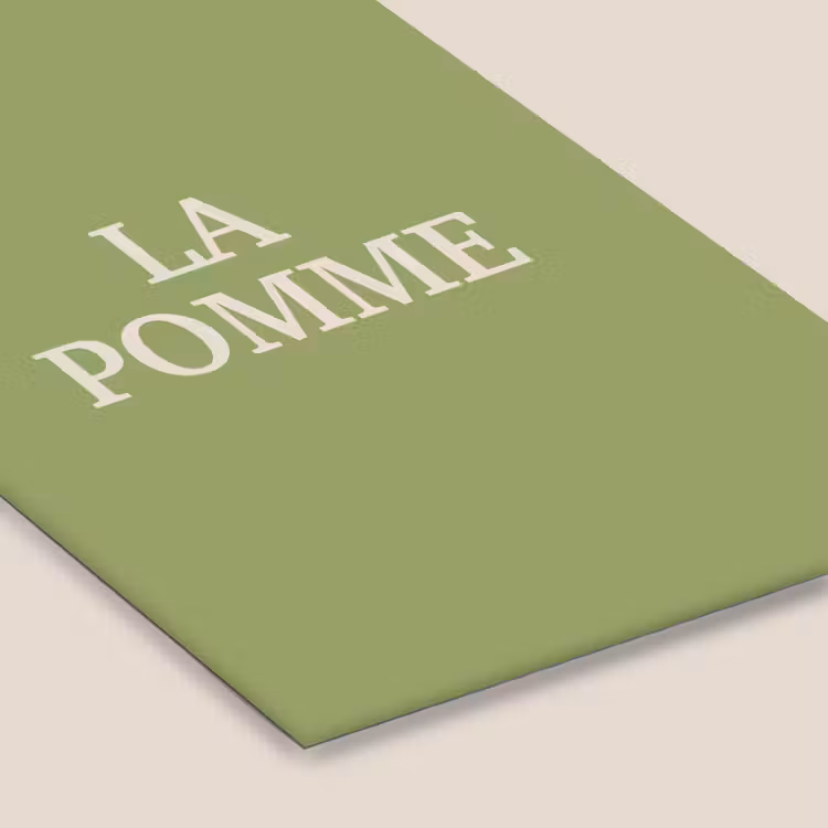 Poster met lijst - Appel - Groen - Minimalistisch — 7