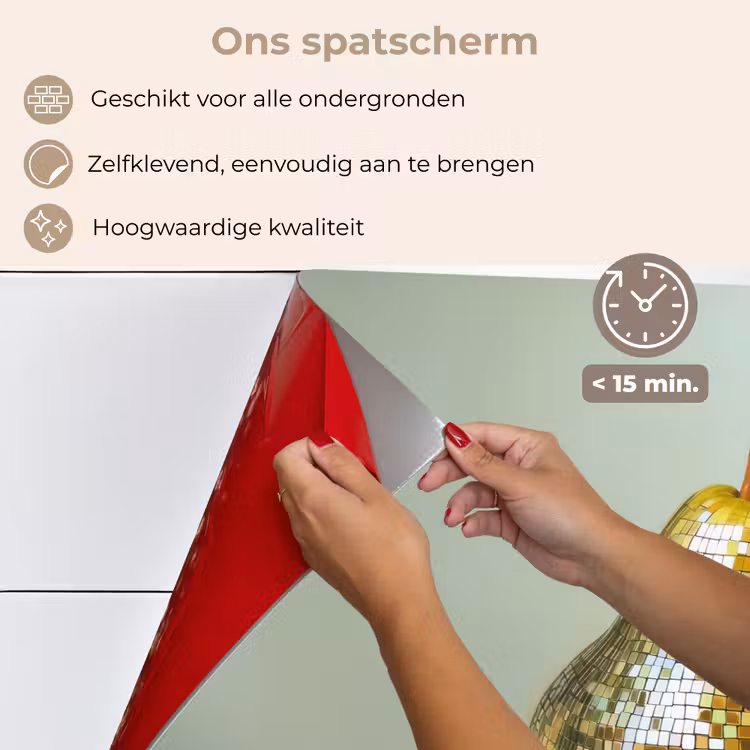 Spatscherm keuken - Fruit - Disco - Art - Glitter — 4
