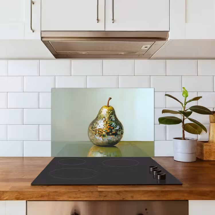 Spatscherm keuken - Fruit - Disco - Art - Glitter — 6