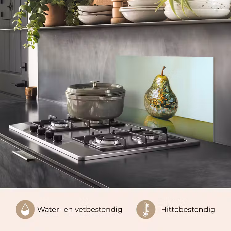 Spatscherm keuken - Fruit - Disco - Art - Glitter — 7