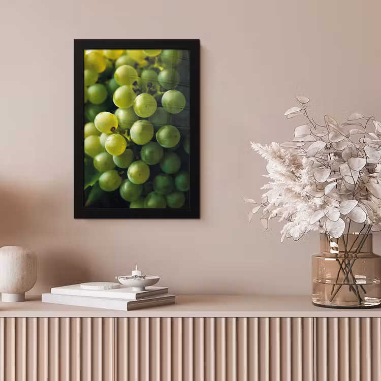Poster met lijst - Druiven - Tros - Groen — 5