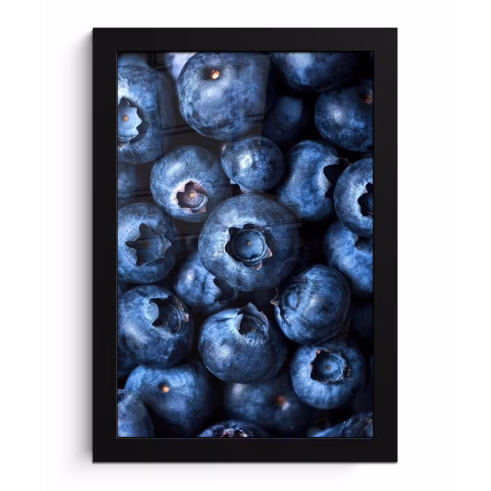 Poster met lijst - Bessen - Blauw - Fruit — 1