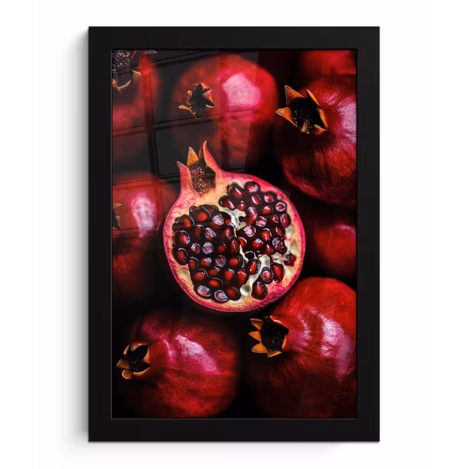 Poster met lijst - Granaatappel - Rood - Fruit — 1