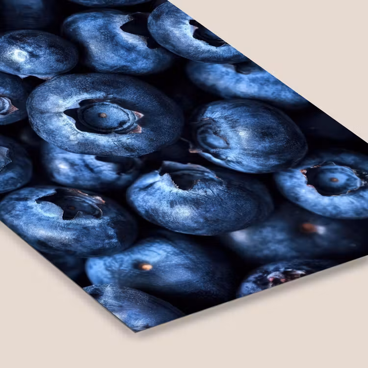 Poster met lijst - Bessen - Blauw - Fruit — 7