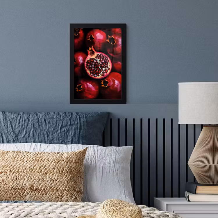 Poster met lijst - Granaatappel - Rood - Fruit — 3
