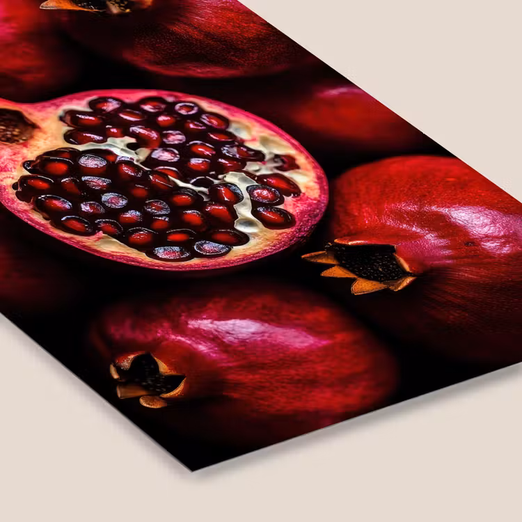 Poster met lijst - Granaatappel - Rood - Fruit — 7