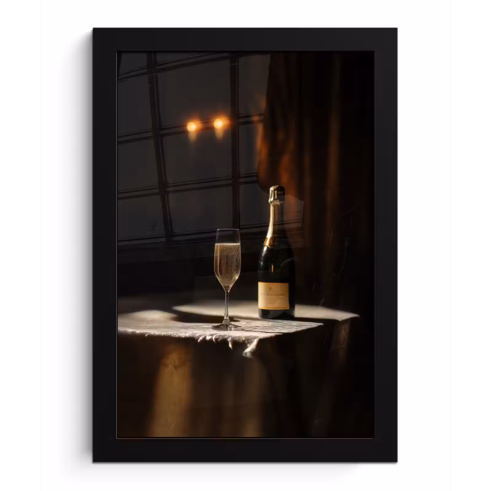 Poster met lijst - Prosecco - Bubbels - Sfeervol - Drank — 1