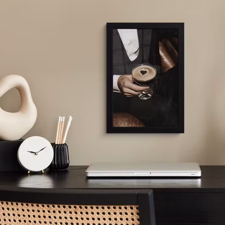 Poster met lijst - Hartje - Cocktail - Espresso Martini - Hand — 2