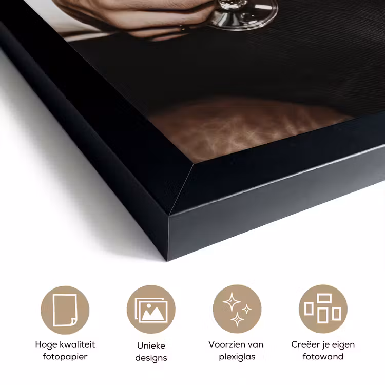 Poster met lijst - Hartje - Cocktail - Espresso Martini - Hand — 6