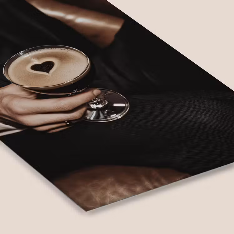 Poster met lijst - Hartje - Cocktail - Espresso Martini - Hand — 7