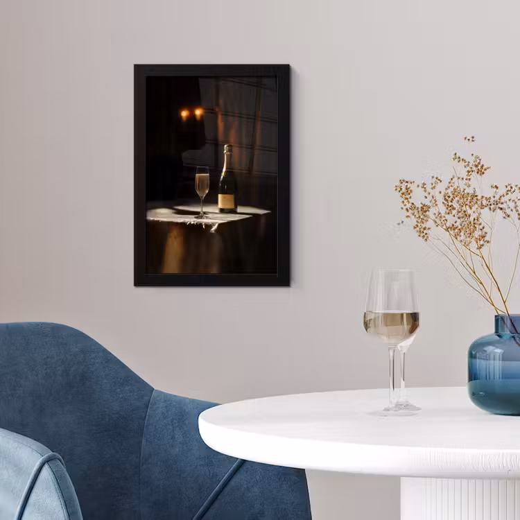 Poster met lijst - Prosecco - Bubbels - Sfeervol - Drank — 4