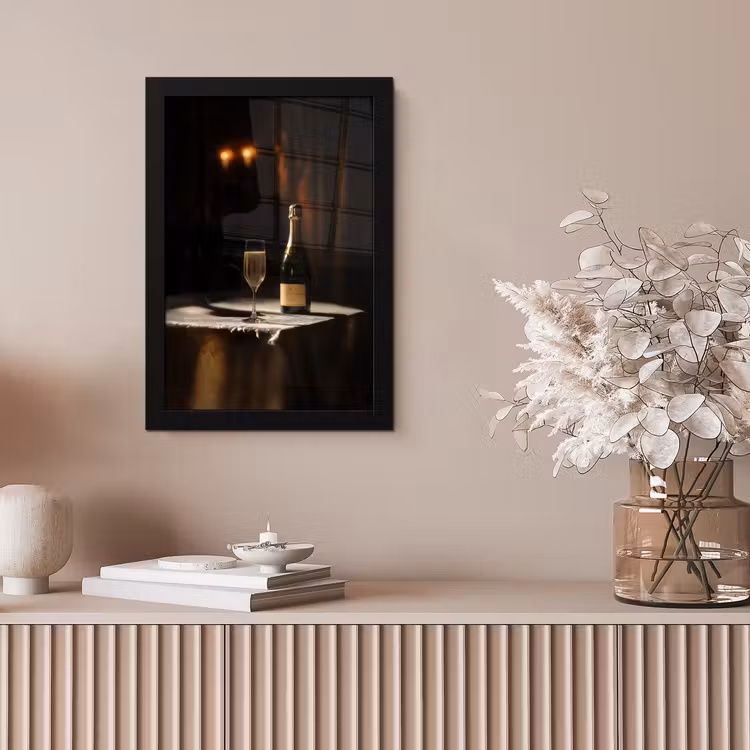 Poster met lijst - Prosecco - Bubbels - Sfeervol - Drank — 5