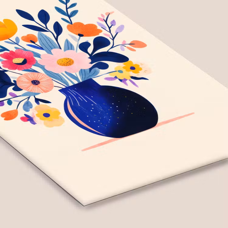 Poster met lijst - Vaas - Bloemen - Boeket — 7