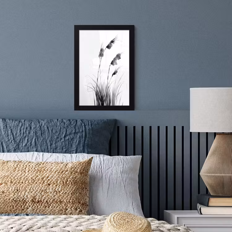 Poster met lijst - Minimalistisch - Stelen - Wit — 3