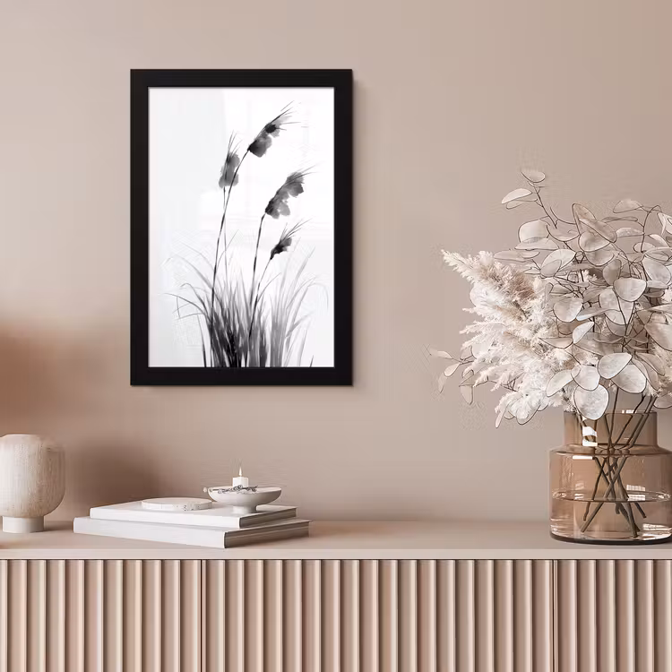 Poster met lijst - Minimalistisch - Stelen - Wit — 5