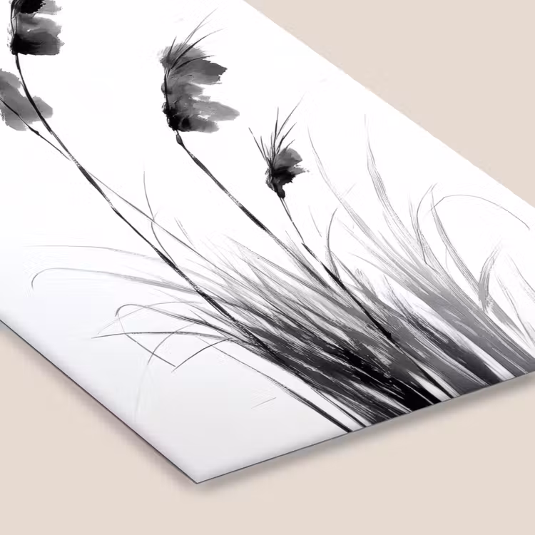 Poster met lijst - Minimalistisch - Stelen - Wit — 7