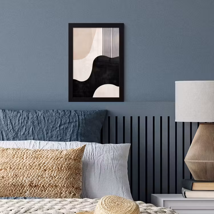Poster met lijst - Abstract - Japandi - Beige - Modern — 3