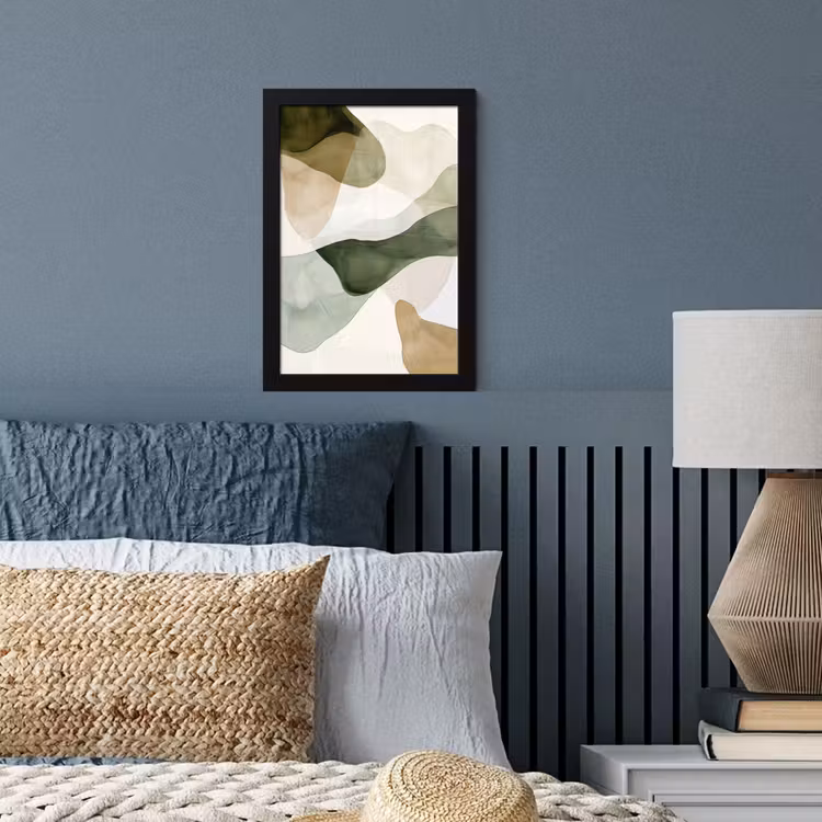 Poster met lijst - Japandi - Abstract - Groen — 3