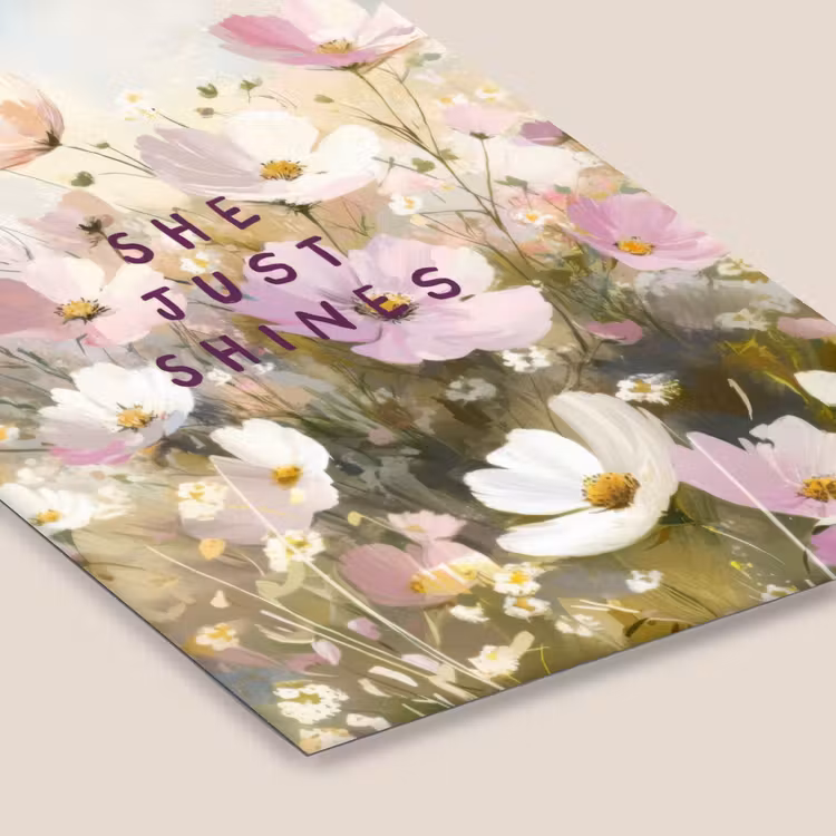 Poster met lijst - Quote - Bloemen - Schilderachtig — 7