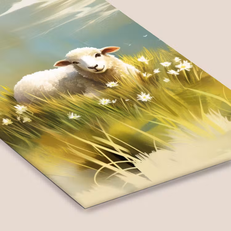 Poster met lijst - Schaap - Weide - Groen — 7