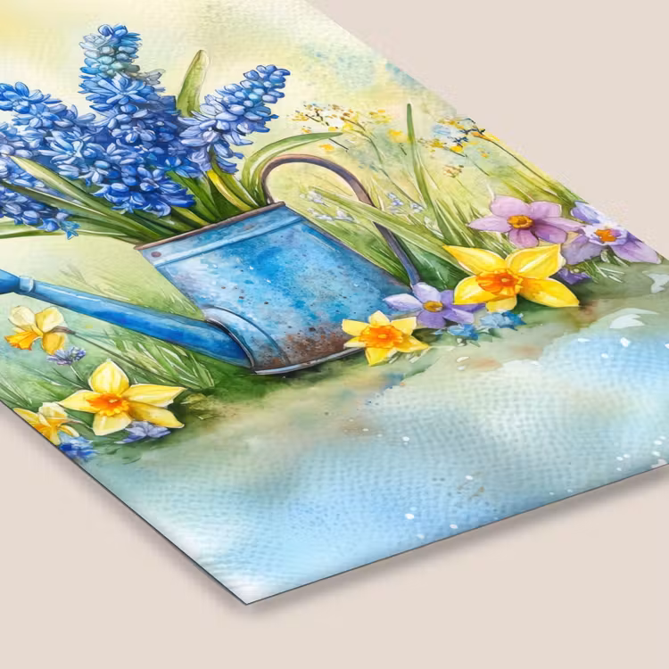 Poster met lijst - Gieter - Lavendel - Bloesems — 7