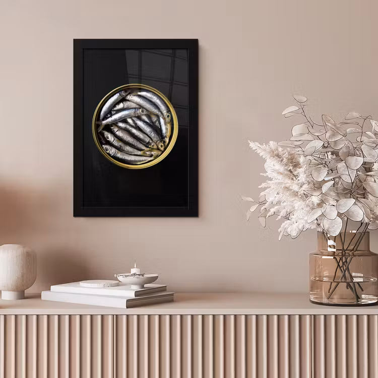 Poster met lijst - Sardines in Blik — 5