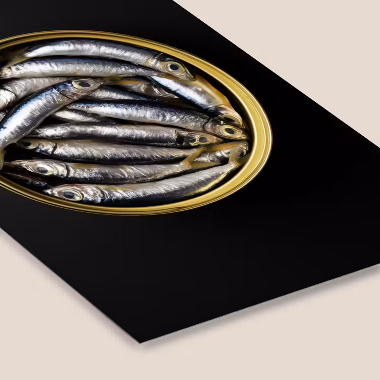 Poster met lijst - Sardines in Blik — 7