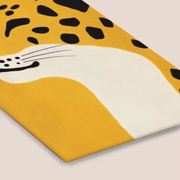 Poster met lijst - Cheetah - Illustratie - Geel — 7