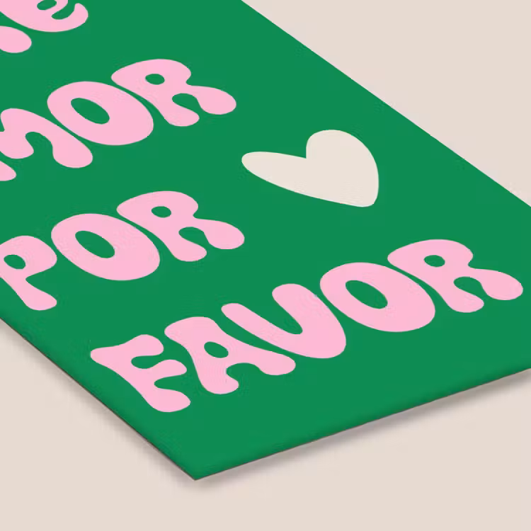 Poster met lijst - More Amor Por Favor — 7