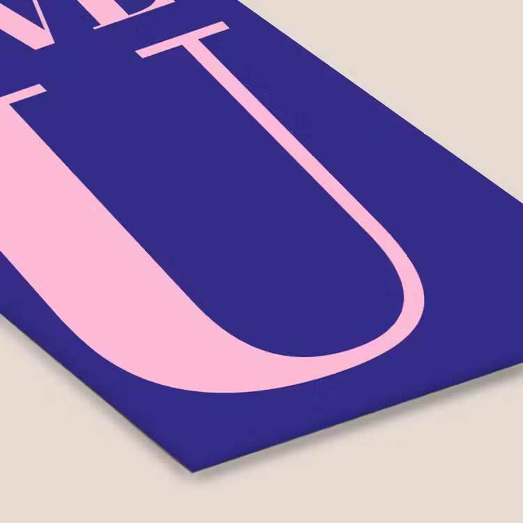 Poster met lijst - Love U — 7