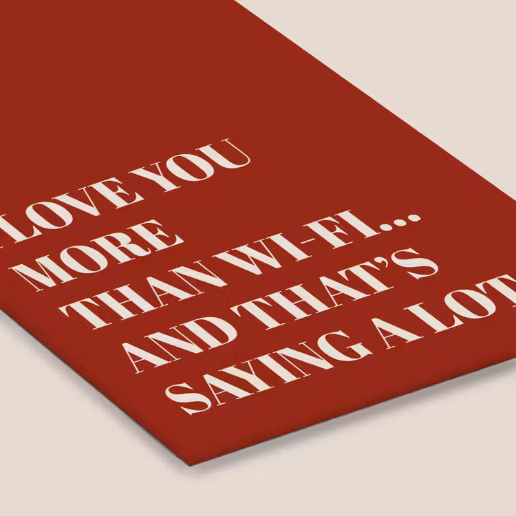 Poster met lijst - Rood - Quote - Liefde — 7