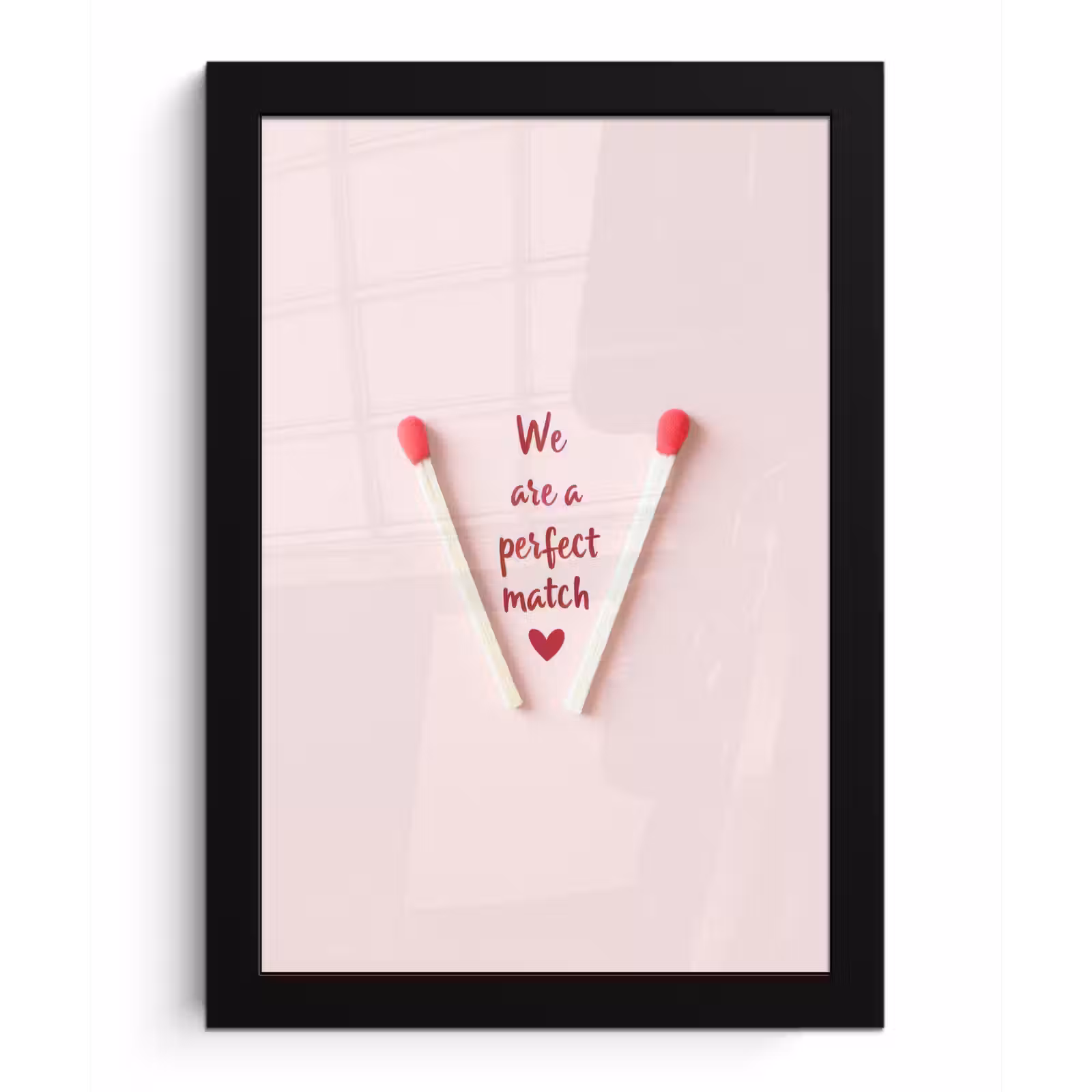 Poster met lijst - Perfect - Minimalistisch - Valentijn — 1