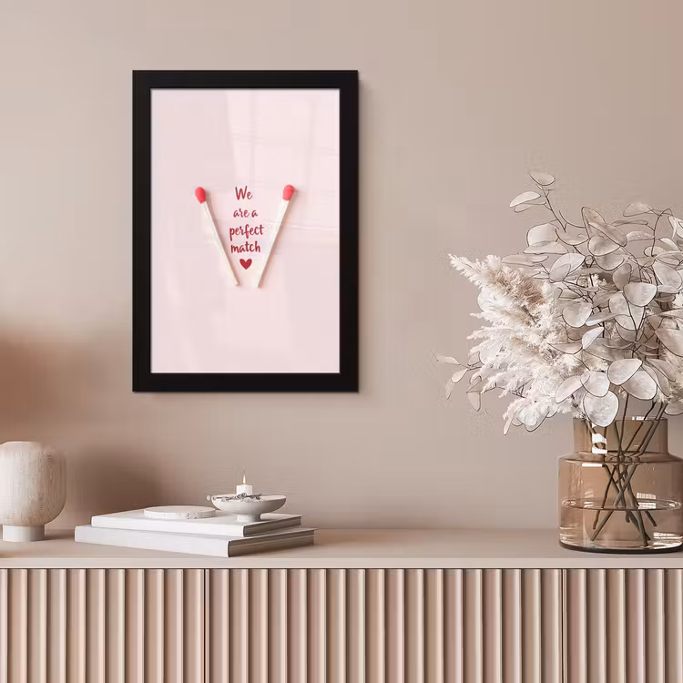 Poster met lijst - Perfect - Minimalistisch - Valentijn — 5