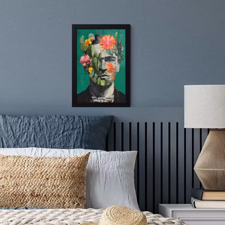 Poster met lijst - Man - Planten - Groen — 3