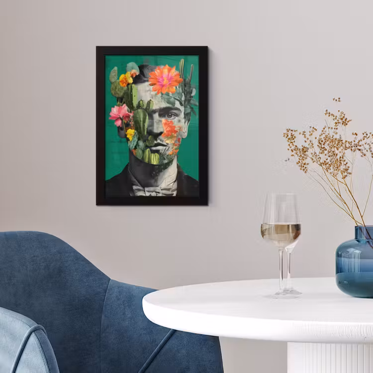 Poster met lijst - Man - Planten - Groen — 4